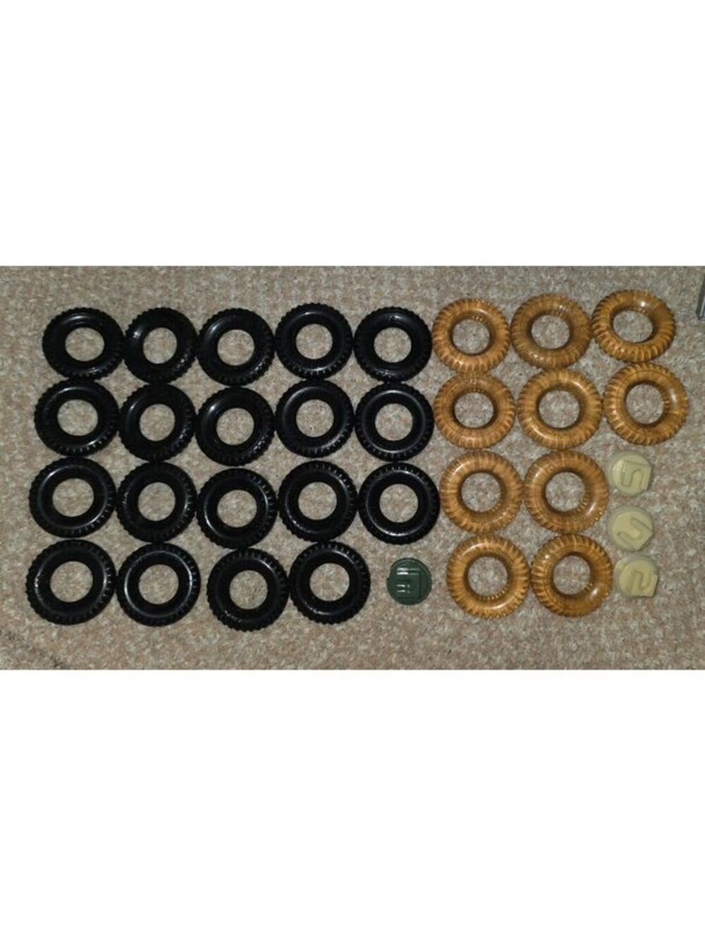 29 Vtg Fisher Price Construx Rubber Tire Bundle